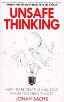 Okładka książki Unsafe Thinking