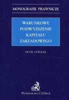 Okładka książki Warunkowe podwyższenie kapitału zakładowego