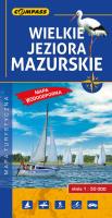Okładka książki Wielkie Jeziora Mazurskie 1:50 000 mapa laminowana
