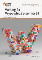 Writing B1. Autor: Ociepa Roman. SmakLiter.pl Okładka książki Writing B1