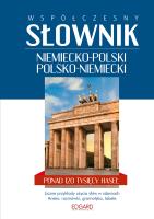 Współczesny słownik niemiecko-polski polsko-niemiecki. Autor: Patryk Łapiński. SmakLiter.pl Okładka książki Współczesny słownik niemiecko-polski polsko-niemiecki