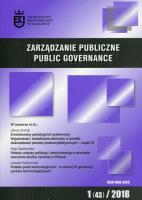 Opakowanie Zarządzanie Publiczne 1(43)/2018