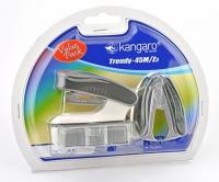 Opakowanie Zszywacz Kangaro Trendy-45M/Z3 + zszywki i rozszywacz czarny