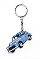 Opakowanie BRELOK GUMOWY AUTA PRL WARSZAWA NIEBIESKA
