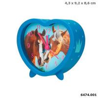 BUDZIK HORSES DREAMS 6474A. Wydawca: PLUS-Z. SmakLiter.pl Opakowanie BUDZIK HORSES DREAMS 6474A