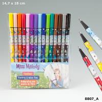 CIENKOPISY MISS MELODY 15 KOLORÓW 8807A. Wydawca: PLUS-Z. SmakLiter.pl Opakowanie CIENKOPISY MISS MELODY 15 KOLORÓW 8807A
