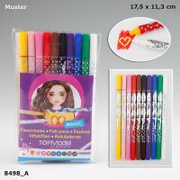 FLAMASTRY MAGICZNE TOP MODEL 8498A. Wydawca: PLUS-Z. SmakLiter.pl Opakowanie FLAMASTRY MAGICZNE TOP MODEL 8498A