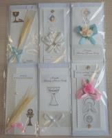 Opakowanie KARNET DL KOMUNIA RĘCZNIE ROBIONY MIX WZORÓW