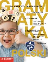 Karty edukacyjne - język polski. Autor: Opracowanie zbiorowe. SmakLiter.pl Okładka książki Karty edukacyjne - język polski