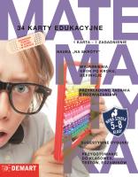 Karty edukacyjne - matematyka. Autor: Opracowanie zbiorowe. SmakLiter.pl Okładka książki Karty edukacyjne - matematyka