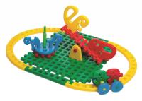 Opakowanie KLOCKI WAFFLE KONSTRUKCYJNE 31 MINI WESOŁE MIASTECZKO STWORÓW