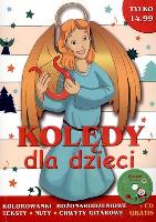 KOLĘDY DLA DZIECI ANIOŁEK + CD. Autor: Opracowanie zbiorowe. SmakLiter.pl Okładka książki KOLĘDY DLA DZIECI ANIOŁEK + CD