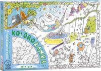 KOLOROWANKA RAMKA DO ZAWIESZENIA KOTY I PSY DUŻA. Autor:   Praca zbiorowa. SmakLiter.pl Okładka książki KOLOROWANKA RAMKA DO ZAWIESZENIA KOTY I PSY DUŻA