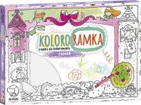 KOLOROWANKA RAMKA DO ZAWIESZENIA ZAMEK ŚREDNIA. Autor:   Praca zbiorowa. SmakLiter.pl Okładka książki KOLOROWANKA RAMKA DO ZAWIESZENIA ZAMEK ŚREDNIA