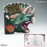 KOLOROWANKA Z NAKLEJKAMI DINO WORLD 5143A. Wydawca: PLUS-Z. SmakLiter.pl Opakowanie KOLOROWANKA Z NAKLEJKAMI DINO WORLD 5143A