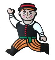 Opakowanie MAGNES GUMOWY FOLK PYZATY