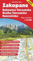 MAPA ZAKOPANE BUKOWINA TATRZAŃSKA BIAŁKA TATRZAŃSKA I KOŚCIELISKO 1:10 000 FOLIOWANA. Autor: Opracowanie zbiorowe. SmakLiter.pl Okładka książki MAPA ZAKOPANE BUKOWINA TATRZAŃSKA BIAŁKA TATRZAŃSKA I KOŚCIELISKO 1:10 000 FOLIOWANA
