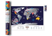 Opakowanie MAPA ZDRAPKA ŚWIAT TRAVEL MAP HOLIDAY WORLD