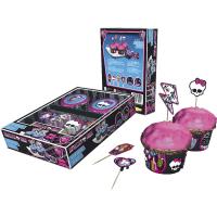 MONSTER HIGH DEKORACYJNY ZESTAW NA MUFFINY PAPILOTKI Z PICKERAMI 48 CZĘŚCI. Wydawca: Dekoback. SmakLiter.pl Opakowanie MONSTER HIGH DEKORACYJNY ZESTAW NA MUFFINY PAPILOTKI Z PICKERAMI 48 CZĘŚCI