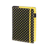 NOTES KSIĄŻKOWY A5 STANDARD CZARNY KROPKI 37B . Wydawca: I-DROPS. SmakLiter.pl Opakowanie NOTES KSIĄŻKOWY A5 STANDARD CZARNY KROPKI 37B