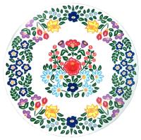 Opakowanie PODKŁADKA CERAMICZNA OKRĄGŁA 10,5CM ZALIPIE MULTIKOLOR