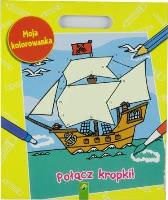 POŁĄCZ KROPKI MOJA KOLOROWANKA XXL. Autor: Christian Ortega. SmakLiter.pl Okładka książki POŁĄCZ KROPKI MOJA KOLOROWANKA XXL
