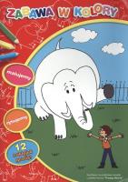 Okładka książki PROSZĘ SŁONIA ZABAWA W KOLORY