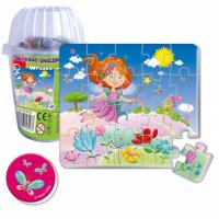 Opakowanie PUZZLE MIĘKKIE MAGNETYCZNE WRÓŻKA RK1305-07