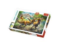 Opakowanie Puzzle Walczące Tyranozaur 160