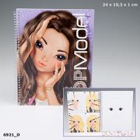 SZKICOWNIK DO PROJEKTOWANIA FRYZUR I MAKIJAŻU TOP MODEL 6921D. Wydawca: PLUS-Z. SmakLiter.pl Opakowanie SZKICOWNIK DO PROJEKTOWANIA FRYZUR I MAKIJAŻU TOP MODEL 6921D