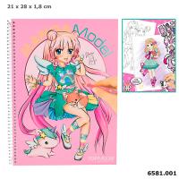 SZKICOWNIK MANGA MODEL Z NAKLEJKAMI 6581 . Wydawca: PLUS-Z. SmakLiter.pl Opakowanie SZKICOWNIK MANGA MODEL Z NAKLEJKAMI 6581