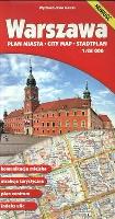 WARSZAWA PLAN MIASTA 1:28 000. Autor: Opracowanie zbiorowe. SmakLiter.pl Okładka książki WARSZAWA PLAN MIASTA 1:28 000