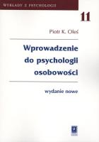 Okładka książki WPROWADZENIE DO PSYCHOLOGII OSOBOWOŚCI