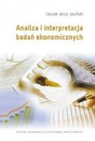 Analiza i interpretacja badań ekonomicznych. Autor: Jasiński Leszek Jerzy. SmakLiter.pl Okładka książki Analiza i interpretacja badań ekonomicznych