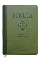 Biblia pierwszego Kościoła z paginat. ciemno-ziel.. Autor: ks. prof.. Remigiusz Popowski SDB. SmakLiter.pl Okładka książki Biblia pierwszego Kościoła z paginat. ciemno-ziel.