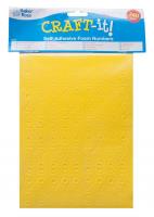 Opakowanie Cyferki z pianki samoprzylepne 740 sztuk mix kolorów