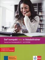 Opakowanie DaF kompakt neu A1 Vokabeltrainer + CD