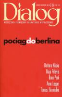 Dialog 2018/07-08 Pociąg do Berlina. Wydawca: Wydawnictwo Dialog. SmakLiter.pl Opakowanie Dialog 2018/07-08 Pociąg do Berlina