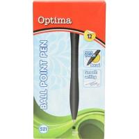 Długopis Soft Touch czarny (12szt) OPTIMA. Wydawca: Optima JG. SmakLiter.pl Opakowanie Długopis Soft Touch czarny (12szt) OPTIMA