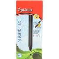 Długopis żelowy czarny 0,7mm (12szt) OPTIMA. Wydawca: Optima JG. SmakLiter.pl Opakowanie Długopis żelowy czarny 0,7mm (12szt) OPTIMA