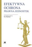 Efektywna ochrona prawna jednostek. Wydawca: Akademia Jana Długosza. SmakLiter.pl Opakowanie Efektywna ochrona prawna jednostek