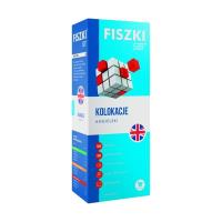 FISZKI ANGIELSKI KOLOKACJE 500+. Autor: Patrycja Wojsyk. SmakLiter.pl Okładka książki FISZKI ANGIELSKI KOLOKACJE 500+