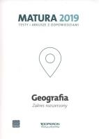 Geografia Matura 2019 Testy i arkusze Zakres rozszerzony. Autor: Plandowska Dorota, Siembida Jolanta, Zaniewicz Zbigniew. SmakLiter.pl Okładka książki Geografia Matura 2019 Testy i arkusze Zakres rozszerzony