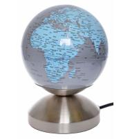 Opakowanie GLOBUS 150 MINI SREBRNO NIEBIESKI PODŚWIETLANY 