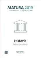 Historia Matura 2019 Testy i arkusze Zakres rozszerzony. Autor: Tulin Cezary, Kubicka Beata, Smuda Marek. SmakLiter.pl Okładka książki Historia Matura 2019 Testy i arkusze Zakres rozszerzony