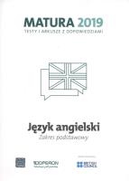 Język angielski Matura 2019 Testy i arkusze Zakres Podstawowy. Autor: Magdalena Środa, Tracz-Kowalska Anna. SmakLiter.pl Okładka książki Język angielski Matura 2019 Testy i arkusze Zakres Podstawowy