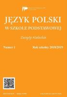 Język polski w szkole podstawowej nr 1 2018/2019. Autor:   Praca zbiorowa. SmakLiter.pl Okładka książki Język polski w szkole podstawowej nr 1 2018/2019