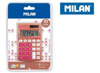 Opakowanie Kalkulator Milan kieszonkowy Copper na blistrze, róż