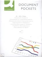 Kieszeń samoprzylepna Q-CONNECT A5 158x220mm, 10 sztuk transparentna. Wydawca: Q-CONNECT. SmakLiter.pl Opakowanie Kieszeń samoprzylepna Q-CONNECT A5 158x220mm, 10 sztuk transparentna