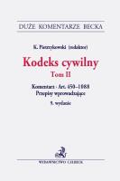 Okładka książki Kodeks cywilny Tom II Komentarz do artykułów 450-1088. Przepisy wprowadzające